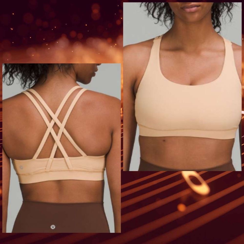 Lululemon Energy Bra Medium Support, B–D Cups Contour size 6 NWT